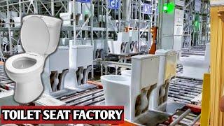Toilet seat factory tour  How toilet seats are made 2023
