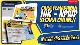 Tutorial pemadanan NIK - NPWP • Cara Validasi NIK untuk Jadi NPWP