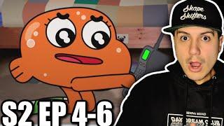 The Amazing World Of Gumball S2 Ep 4-6 REACTION PHONE ADDICITION