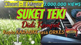 SUKET TEKI - Didi Kempot Koplo KARAOKE rasa ORKES Adella Yamaha PSR S970