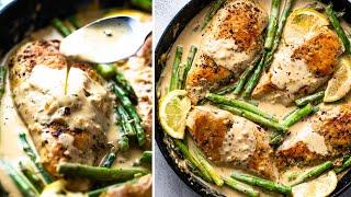 Creamy Lemon Chicken & Asparagus 30 Minutes