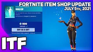 Fortnite Item Shop BUILD UP IS BACK July 5th 2021 Fortnite Battle Royale