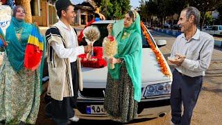 Aryan celebration nomadic marriage of two lovers on the second day