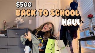 Back to school haul I spent too much money