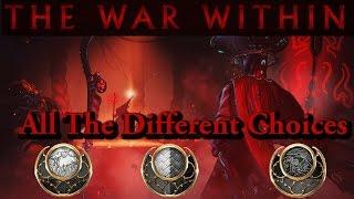 Warframe  The War Within Quest  All The Different Dialogue Choices SunNeutralMoon