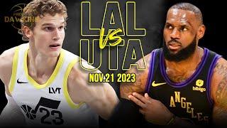 Los Angeles Lakers vs Utah Jazz Full Game Highlights  Nov 21 2023  FreeDawkins