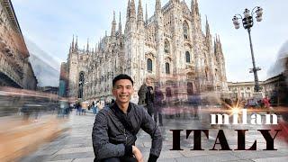 Climbing to the top of Milan Cathedral Duomo di Milano ITALY