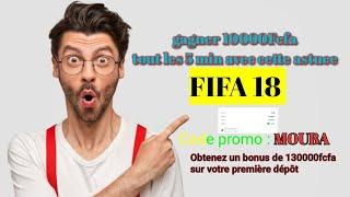 Astuces FIFA penalty 18 gagner 10000fcfa tout les 5 minutes  #1xbet #astuces 