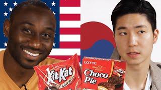 Americans & Koreans Swap Snacks