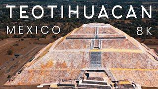 LARGEST PYRAMIDS in MEXICO. Aztec Ruins near Mexico City. TEOTIHUACAN by Drone 4k