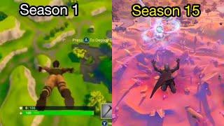 The EVOLUTION of Fortnite Battle Royale Gameplay from Seasons 1-15