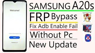 Samsung A20s Frp Bypass Fix Adb Enable Fail Samsung Frp Bypass 2024 Adb Enable Fail Without Pc
