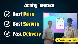 Online Teaching setup करना है तो Ability Infotech से कराओ  Best service Feedback from Delhi