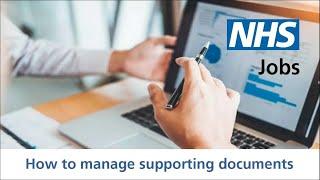 Employer - NHS Jobs - How to manage your supporting information library - Video - Nov 22