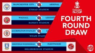 FA Cup Fourth Round Draw  Emirates FA Cup 2022-23