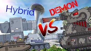 Hybrid tank VS Demon tank  Flipaclip animations Homeanimations & Gerand fan animations