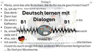 Dialoge B1   Deutsch lernen durch Hören  7 