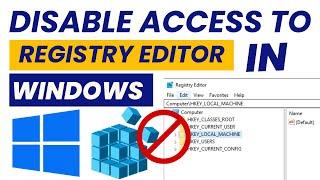 Disable Access to Registry Editor