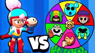 JANET vs RANDOM BRAWLER WHEEL   shes unfair...