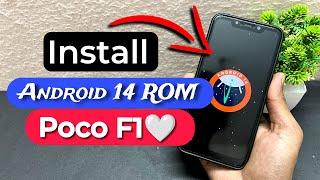 How To Install Android 14 On Poco F1. Install AOSP Android 14 Custom Rom On Poco F1