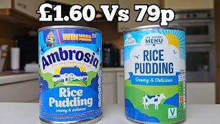 SURPRISED Ambrosia Vs Aldi Rice Pudding Comparison