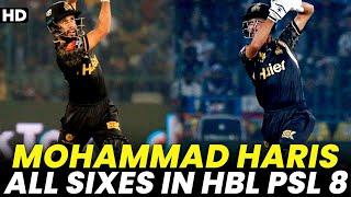 Mohammad Haris All Sixes Collection in HBL PSL 8  HBL PSL 8  MI2A