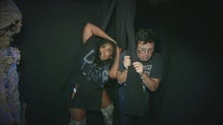 Lizzo and Average Andy Go Through a Haunted House