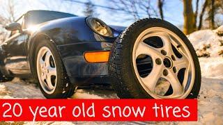 20 year old snow tires on a Porsche 911 993?