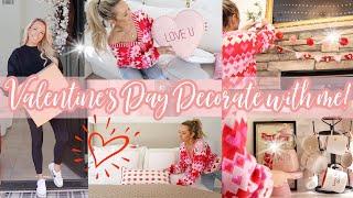 VALENTINES DAY DECORATE WITH ME  DECOR HAUL  10 MINUTE CHICKEN FAJITA SALAD HUNGRYROOT RECIPE