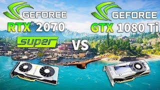 RTX 2070 SUPER vs GTX 1080 Ti Test in 10 Games