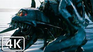 Transformers 2 - Ravage attacks Secret Military Base Scene 4K