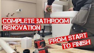 BATHROOM RENOVATION COMPLETE FROM START TO FINISH including Redesign alterations & Installation UK