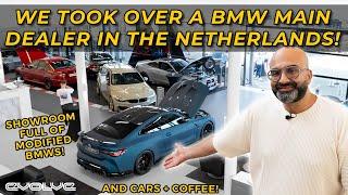 We took over a BMW Dealer Showroom in the Netherlands Story BMW x Evolve Takeover + Cars and Coffee