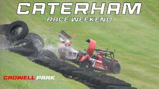 Caterham Racing - Crashes & Highlights - Cadwell Park 2024