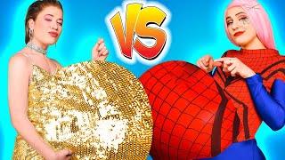 Rich Vs Poor Pregnant Superhero Situations  Top 100+ Pregnancy Moments by Kaboom FUN