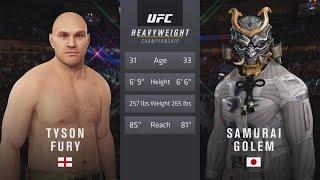 Tyson Fury vs. Golem Samurai - EA Sports UFC 4 - Boxing Club 