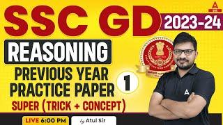 SSC GD 2023-24  SSC GD Reasoning by Atul Awasthi  SSC GD Reasoning Previous Year Practice Set 1