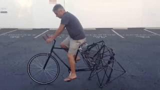 Riding the Strandbeest Bike