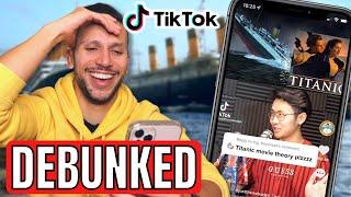 DEBUNKED Titanic Historian Reacts to TikTok CONSPIRACIES  Titanic Olympic Switch Theory