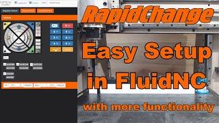 RapidChange Automatic Tool Change MagazineATC CNC Easy setup and configuration in FluidNC