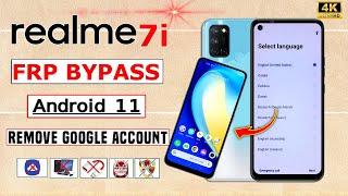 Realme 7i Frp Bypass Android 11 Without Pc 2024  Realme 7i Remove Gmail Account Remove Screen Lock