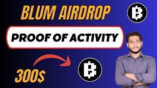 Blum Airdrop Proof Of Activity  Blum Airdrop Bp Points Claim Update