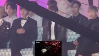 BTS JungKook reaction to IKON in MELON 2016