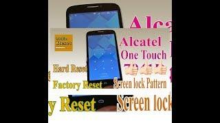 alcatel onetouch hard reset  forgot pin or pattern  