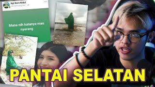 INI IBU NGAJAK GELUD PANTAI SELATAN...