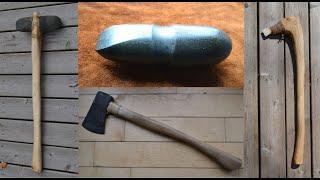 Antler axe vs stone axe vs modern steel.