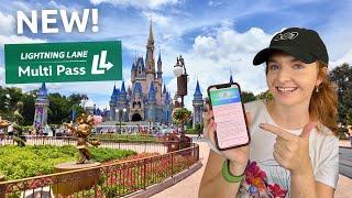 How to Use Disneys NEW Lightning Lane Multi Pass at Disney World  How it Works  Magic Kingdom