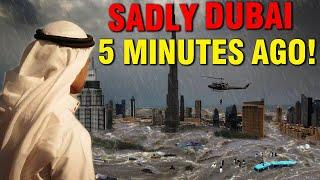 Shocking See How Dubai is Swallowed By Water The Wrath Of God  Jesus Is Coming Back Soon