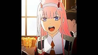 zero two is cute  1 Thing - Amerie  #animeedit #animegirl #fypシ