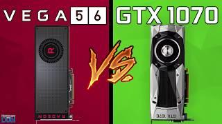 RX Vega 56 vs GTX 1070 - Comparison 1080p 1440p & 4K